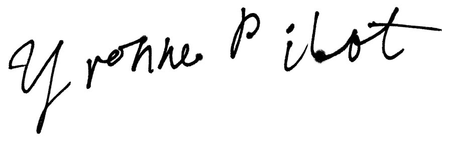 Yvonne Pilot's graphical signature